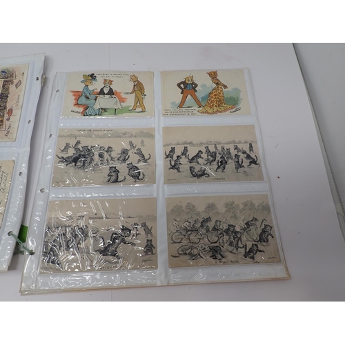 82 - A sleeve of Louis Wain Postcards (44 cards)