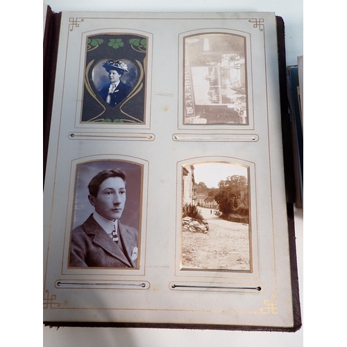 84 - A Victorian Photograph Album, portrait photographs and family groups, some loose photographs and a s... 