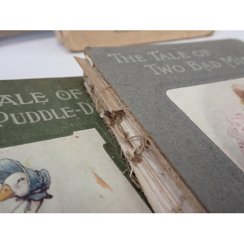 99 - A collection of thirty Beatrix Potter titles, mainly A/F, damaged spines etc