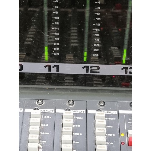 644 - An Allen & Heath Sabre Plus 32-Channel Mixing Console with A&H RPS 4 power supply and a box of spare... 