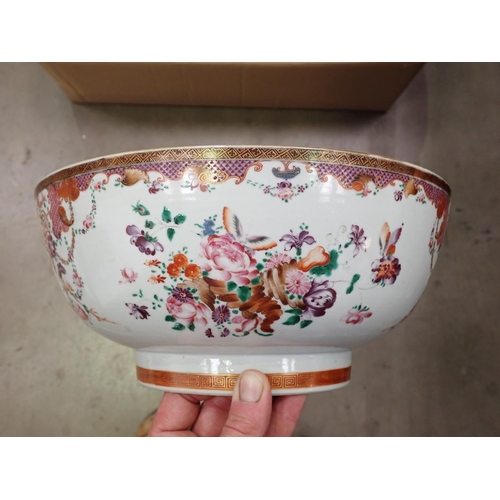 384 - Two boxes of Plates, Tea Cup and Saucer, Meat Plate, lacquered Tray, Bread Board, lidded Jar, etc.