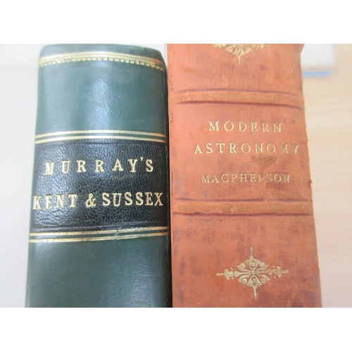 1087 - W.J. MILES. Modern Practical Farriery 1 Vol, MURRAY, Kent and Sussex, MACPHERSON: Modern Astronomy a... 