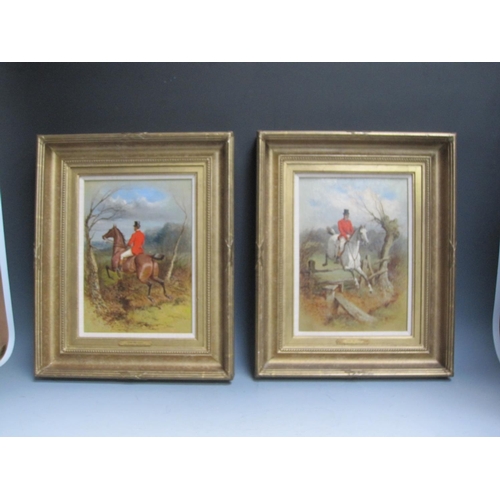 1108 - JOHN STURGESS. 'Over the Stile'; and 'Over the ditch', signed, oil on board, 12 x 9in, a pair (2)