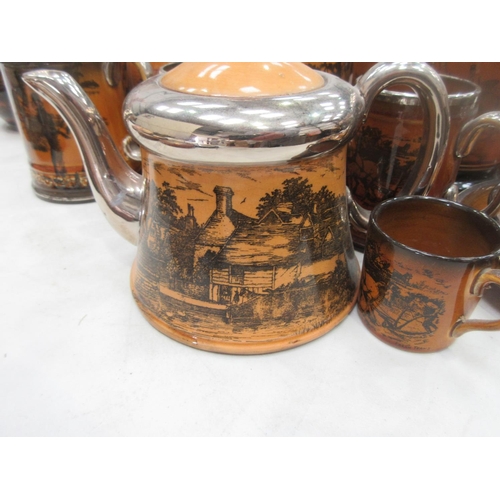 989 - A Collection of mainly Ridgway, pottery Mugs and Jugs depicting Coaching Days and Coaching Ways