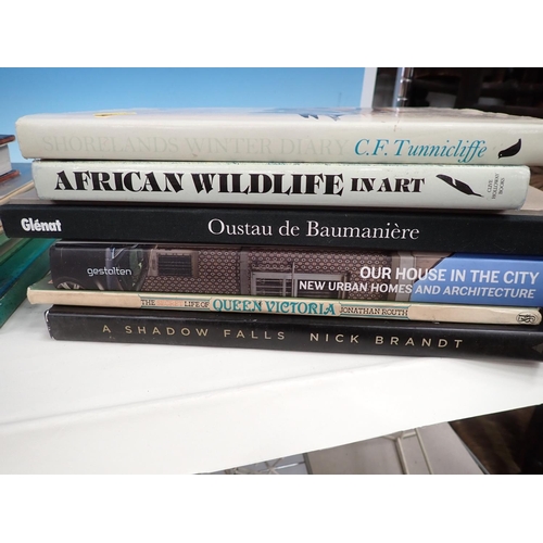 130A - A quantity of Books including C.F Tunnicliffe, Shortlands Winter Diary, African Wildlife in Art, coo... 