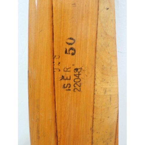 149 - A vintage wooden Propeller, stamped 