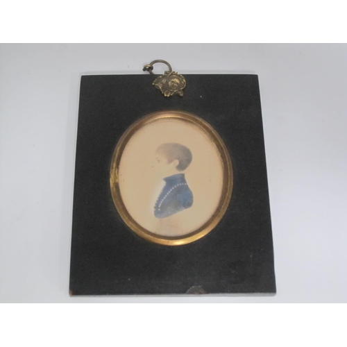 262 - ENGLISH SCHOOL. c.1820. Portrait miniature of a Lady, quarter-length, wearing a mob cap and green dr... 