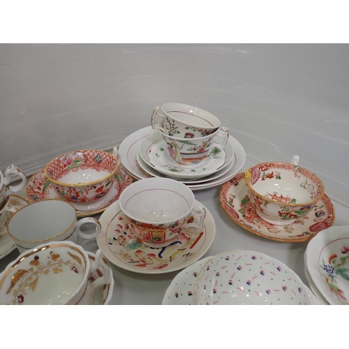 357 - Assorted Tea Cups and Saucers, Cake Plate and other Dishes