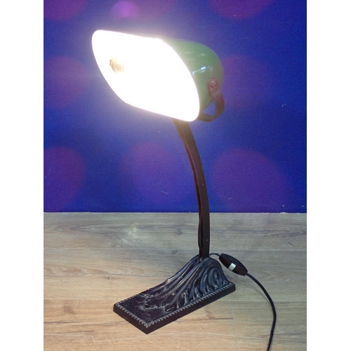 469 - A Student's Desk Lamp with green cover (failed PAT, wrong flex)