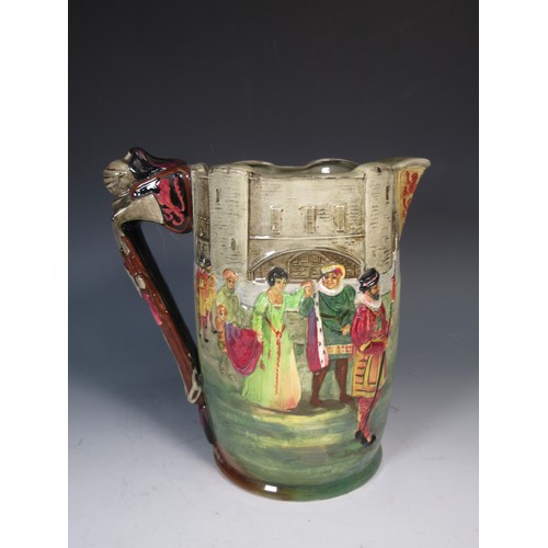 348 - A limited edition Royal Doulton 'The Tower of London' Jug, number 327 of 500, designed by Charles J.... 