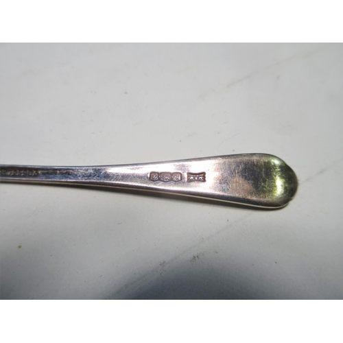 221A - A set of six silver Teaspoons and a set of six German silver Teaspoons