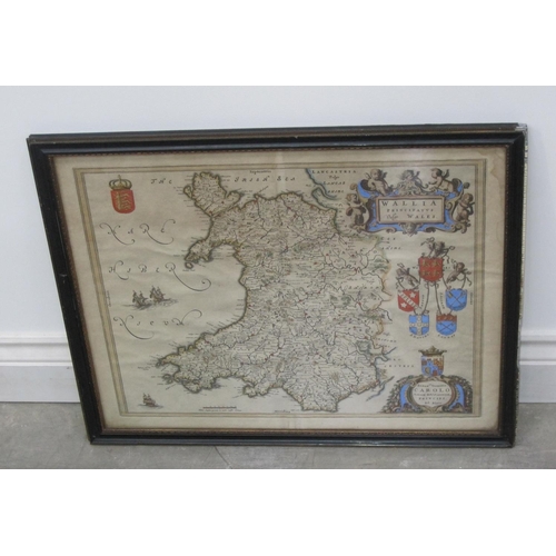 256A - JOHANNES BLAEU. Wallia Principatus Wales, engraved Map, coloured, pl. 15 x 19in
THIS LOT IS BEING SO... 