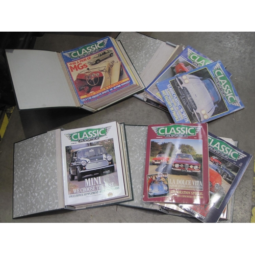 299 - CLASSIC CAR Magazines. A Collection of issues within 5 green Classic Car Albums, including April 198... 