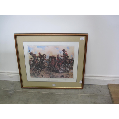 300 - AFTER ANDREW GOW. Nelson leaving Portsmouth to join H.M.S. Victory, reproduction in colour, 30 x 24i... 