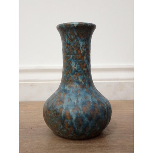 305 - A Ruskin studio pottery type Vase and two others