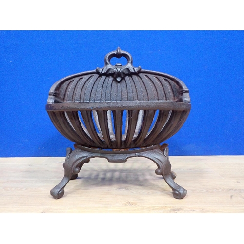 352 - A cast iron Fire Basket