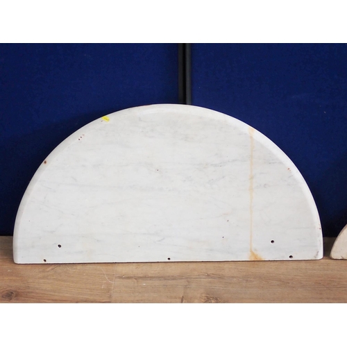 362A - Two marble dressing table tops