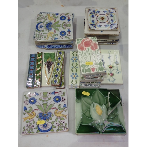 450 - A collection of ceramic Wall Tiles including Minton