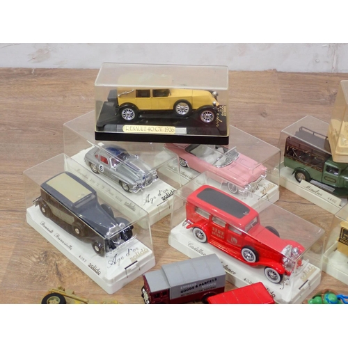 511 - A box of play worn diecast model Vehicles