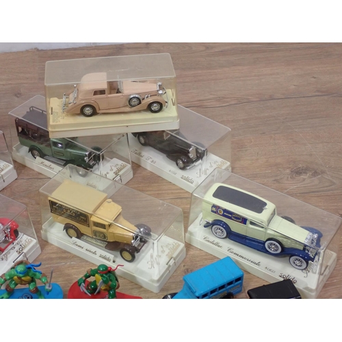 511 - A box of play worn diecast model Vehicles