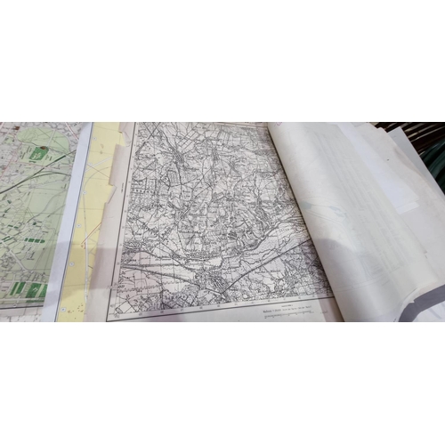 523 - A large quantity of large scale Maps of Cities including Hong Kong