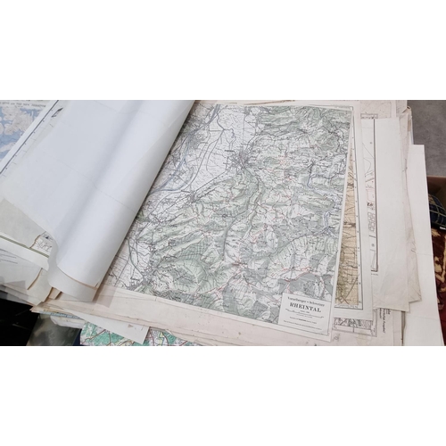 523 - A large quantity of large scale Maps of Cities including Hong Kong