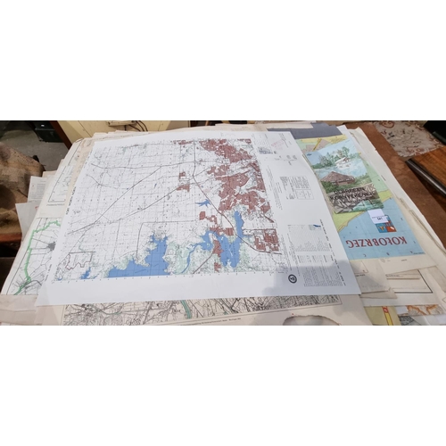 541 - A quantity of large scale Maps