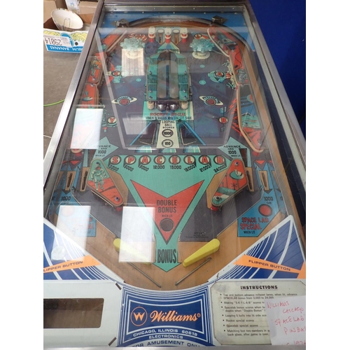 591 - A Williams 'Spacelab' Pinball Machine c.1974 ( Failed Pat Test)