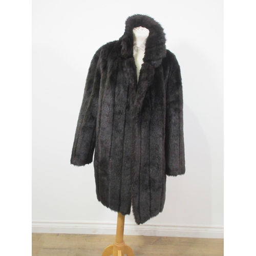 642 - A beaver Fur Coat and an artificial Fur Coat