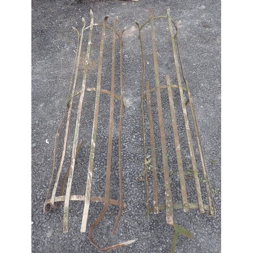 656 - A quantity of wrought iron Tree Guards