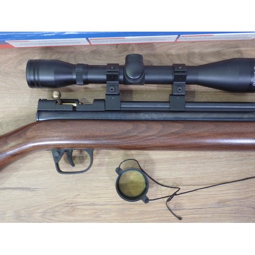 638 - A Rosman .22 Air Rifle with Hawke Telescopic Sight
THIS LOT IS BEING SOLD ON BEHALF OF LEOMINSTER RO... 