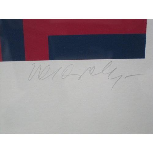 203 - VICTOR VASERELY (1908-1997) Abstract, colour screen print, pencil signed in lower margin and numbere... 