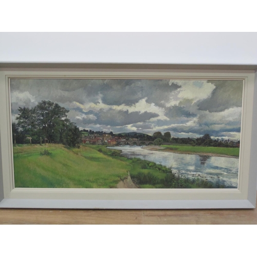 228 - KENNETH PROCTOR (1909-1990) 'The Wye at Builth Wells', signed and inscribed as title, and with artis... 