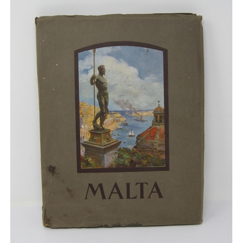 235 - EDWARD CARUANA DINGLI (1876-1950)  ‘Malta, The Colour and Life of Malta from Original Paintings ', a... 