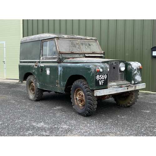 240 - A Land Rover Series 2 SWB 88in hardtop, registered 1960. Needs recommissioning, usual early Land Rov... 