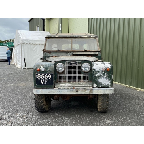 240 - A Land Rover Series 2 SWB 88in hardtop, registered 1960. Needs recommissioning, usual early Land Rov... 