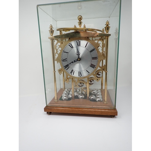 367 - A modern Falling Ball Clock (also known as the Spherical Weight Clock), working solely on gravity, m... 