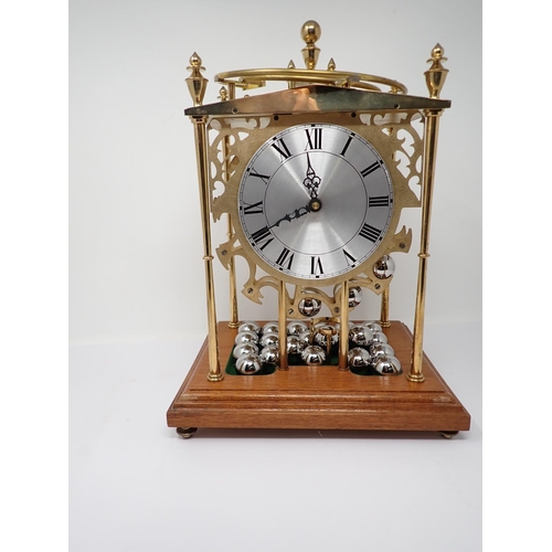 367 - A modern Falling Ball Clock (also known as the Spherical Weight Clock), working solely on gravity, m... 