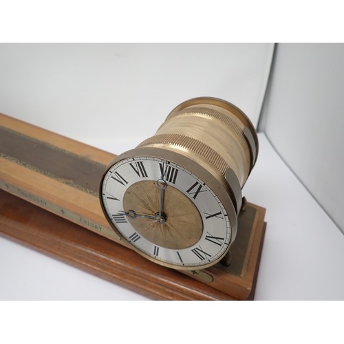 368 - A modern Rolling Drum Clock, later known as the Inclined Plane Clock, made by Devon Clocks Ltd,  24i... 