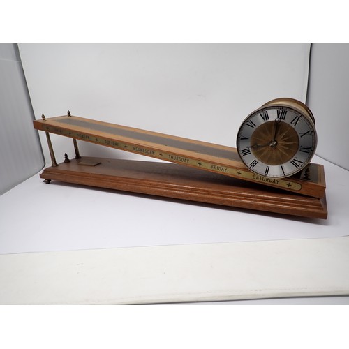 368 - A modern Rolling Drum Clock, later known as the Inclined Plane Clock, made by Devon Clocks Ltd,  24i... 