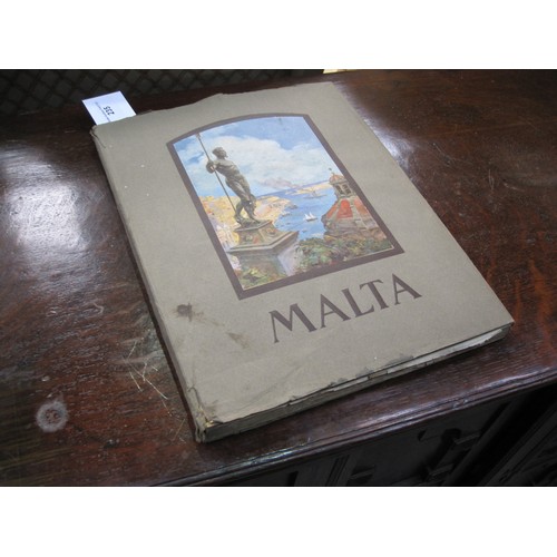 235 - EDWARD CARUANA DINGLI (1876-1950)  ‘Malta, The Colour and Life of Malta from Original Paintings ', a... 