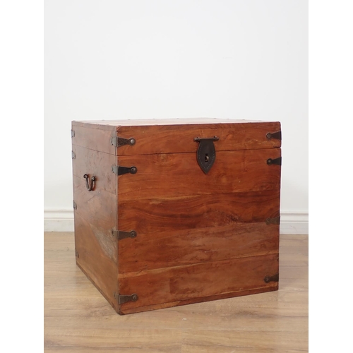 122 - An Eastern camphorwood Box 1ft 7in x 1ft 7in