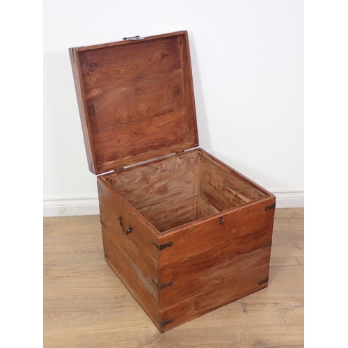 122 - An Eastern camphorwood Box 1ft 7in x 1ft 7in