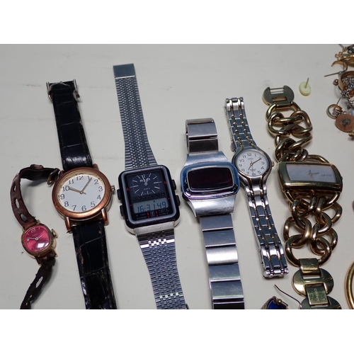 220 - A Buler gents Wristwatch, various Wristwatches and a quantity of costume Jewellery