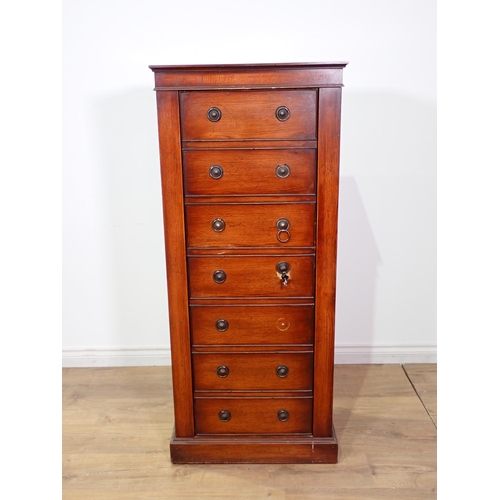 24 - A Gun Cabinet disguised as on oak Wellington Chest 4ft 7in H x 2ft W