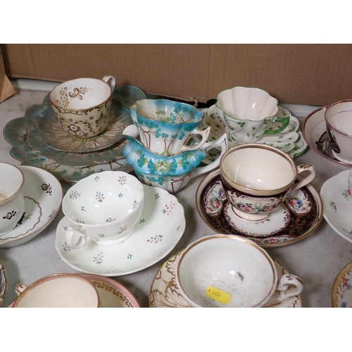 332 - Collection of English porcelain Tea Cups, Saucers, Tea Pot, etc.