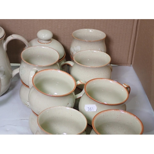 361 - A Denby Daybreak Tea and Dinner Service