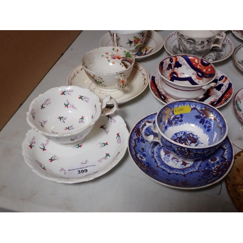 399 - A quantity of Tea Cups and Saucers