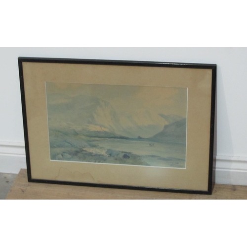 411 - PHIL OSMENT. Deganwy: Lake Landscape; Snowdon Range; Landscape, Snowdonia; and Ogwen Lake ; signed, ... 