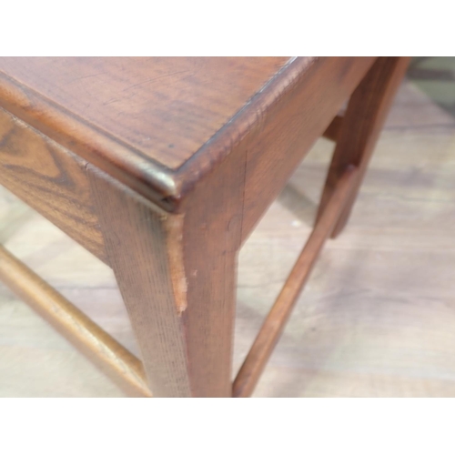 43 - Set of five Acornman (Alan Grainger) Georgian style elm Country Chairs